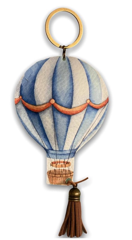 Μπρελόκ Δερματίνη Αερόστατο Μπομπονιερα Βαπτισης Οικονομική