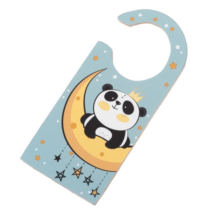 Ξύλινο διακοσμητικό πόρτας Panda ΜΠΟΜΠΟΝΙΕΡΑ ΒΑΠΤΙΣΗΣ-ΓΑΜΟΥ ΝΕΟ ΣΧΕΔΙΟ 2019