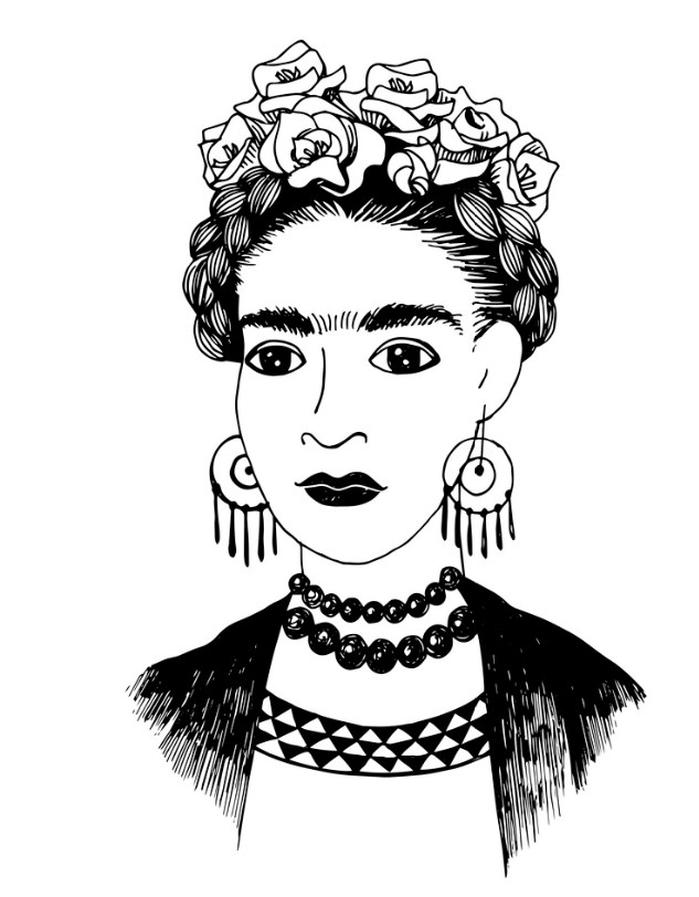 Φρίντα Κάλο Frida Kahlo ΚΑΔΡΑΚΙ ΞΥΛΙΝΟ 11Χ7.5 ΜΠΟΜΠΟΝΙΕΡΑ ΒΑΠΤΙΣΗΣ