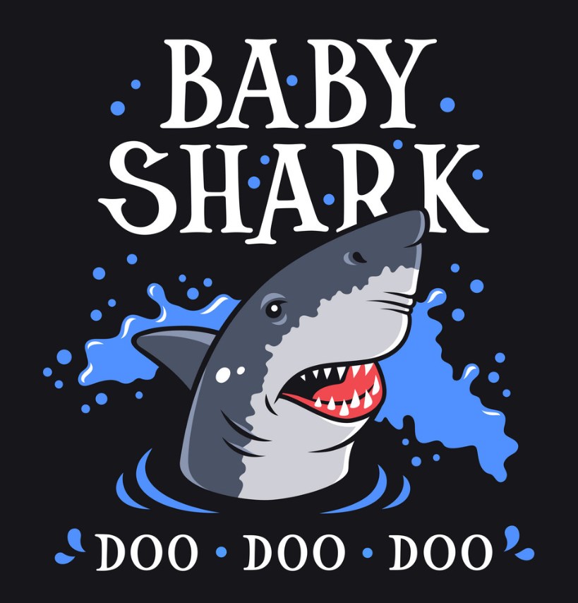 baby shark-καρχαριάκι ψαράκι μπομπονιέρα βάπτισης σχεδιο 2021