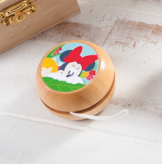 Yo-yo Minnie Tropical ξυλινη μπομπονιερα βαπτισης