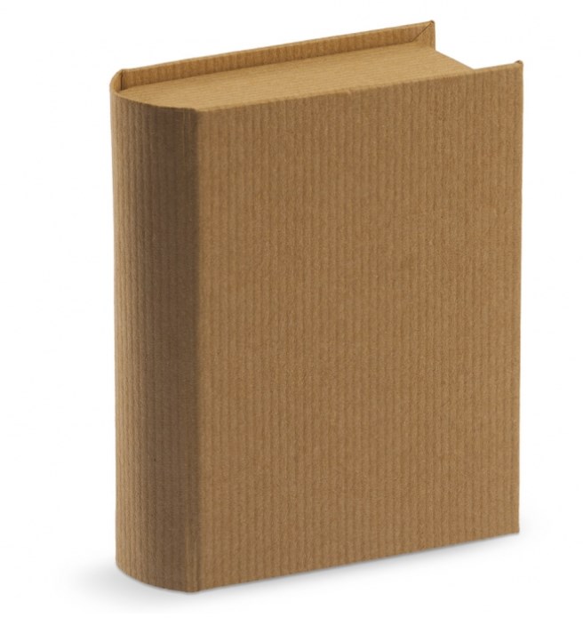 Βιβλίο κουτί για προσκλητήριο οικολογικό υλικα μπομπονιερας