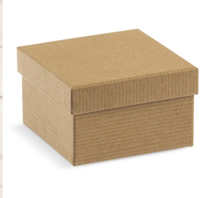 Κουτί τετράγωνο οικολογικό υλικα μπομπονιερας