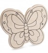 Ξύλινος κουμπαράς πεταλούδα